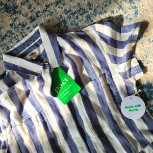 Pact Organic Striped Romper